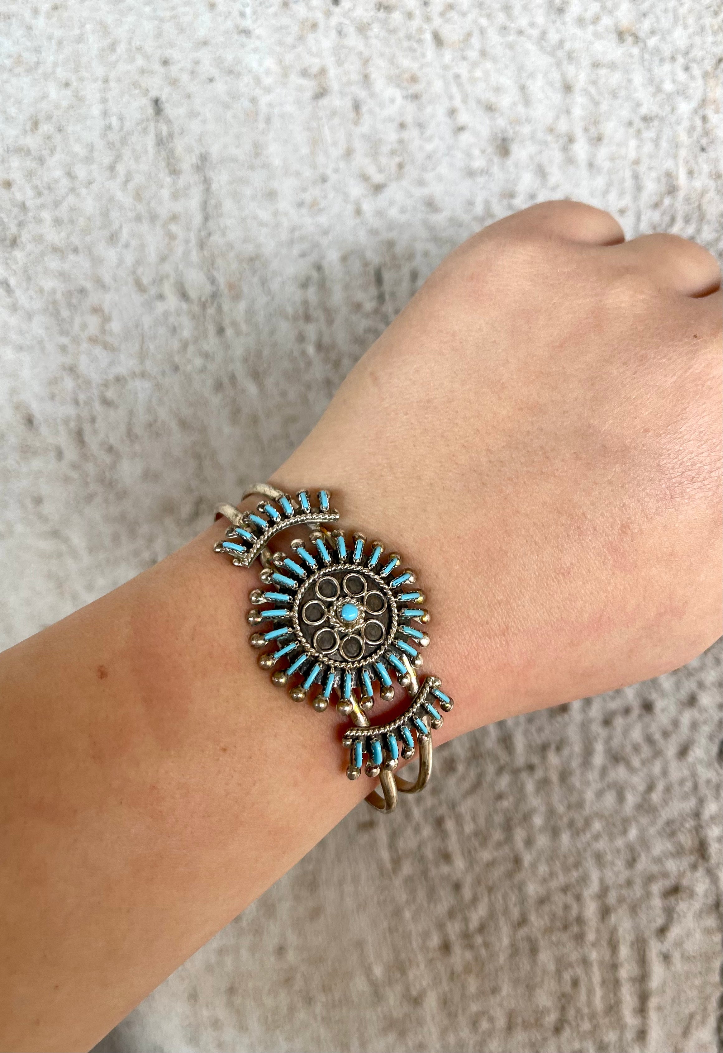 Classic Zuni Needle Point Cuff