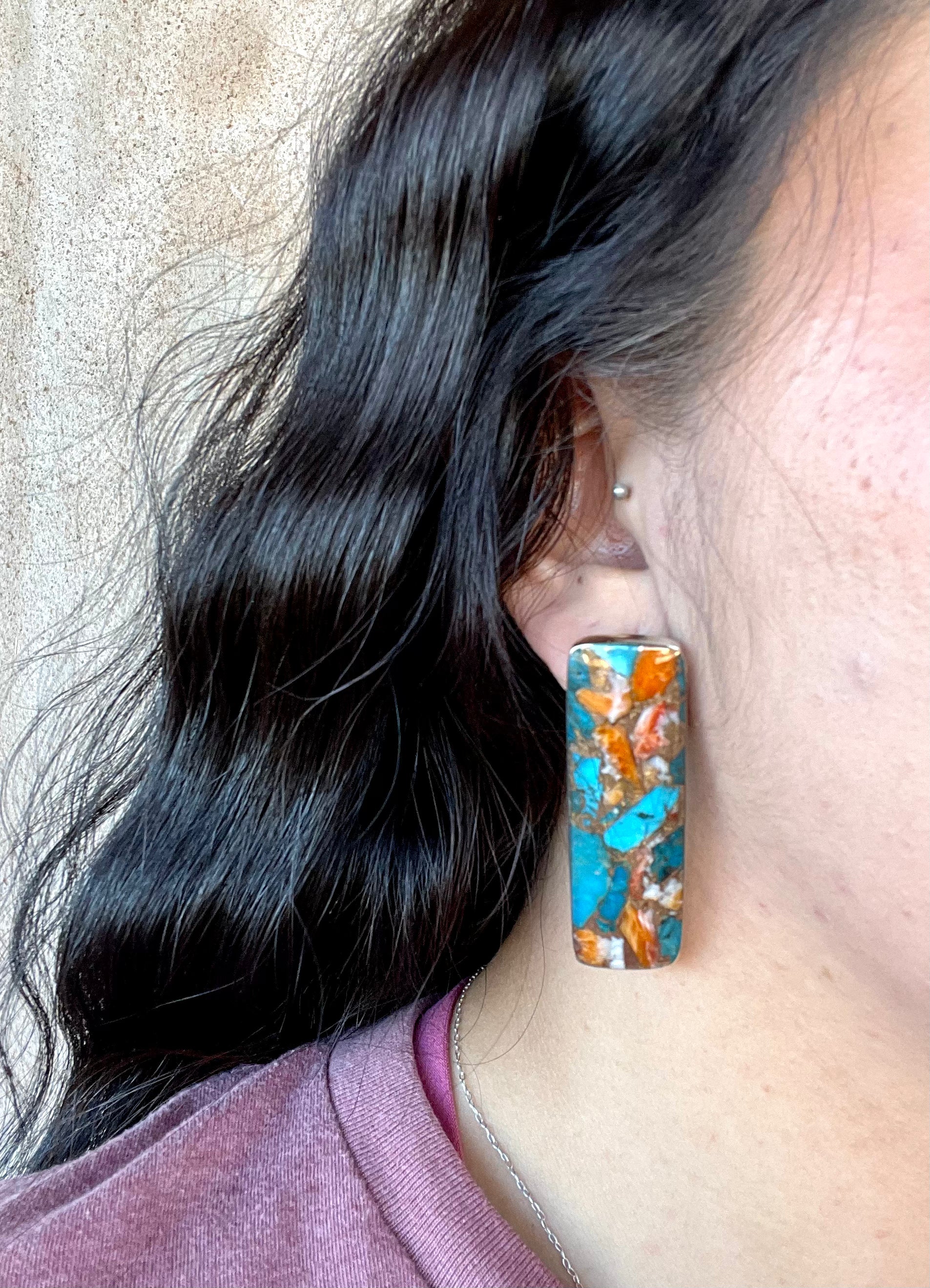 Statement Spiny Compress Contemporary Earring