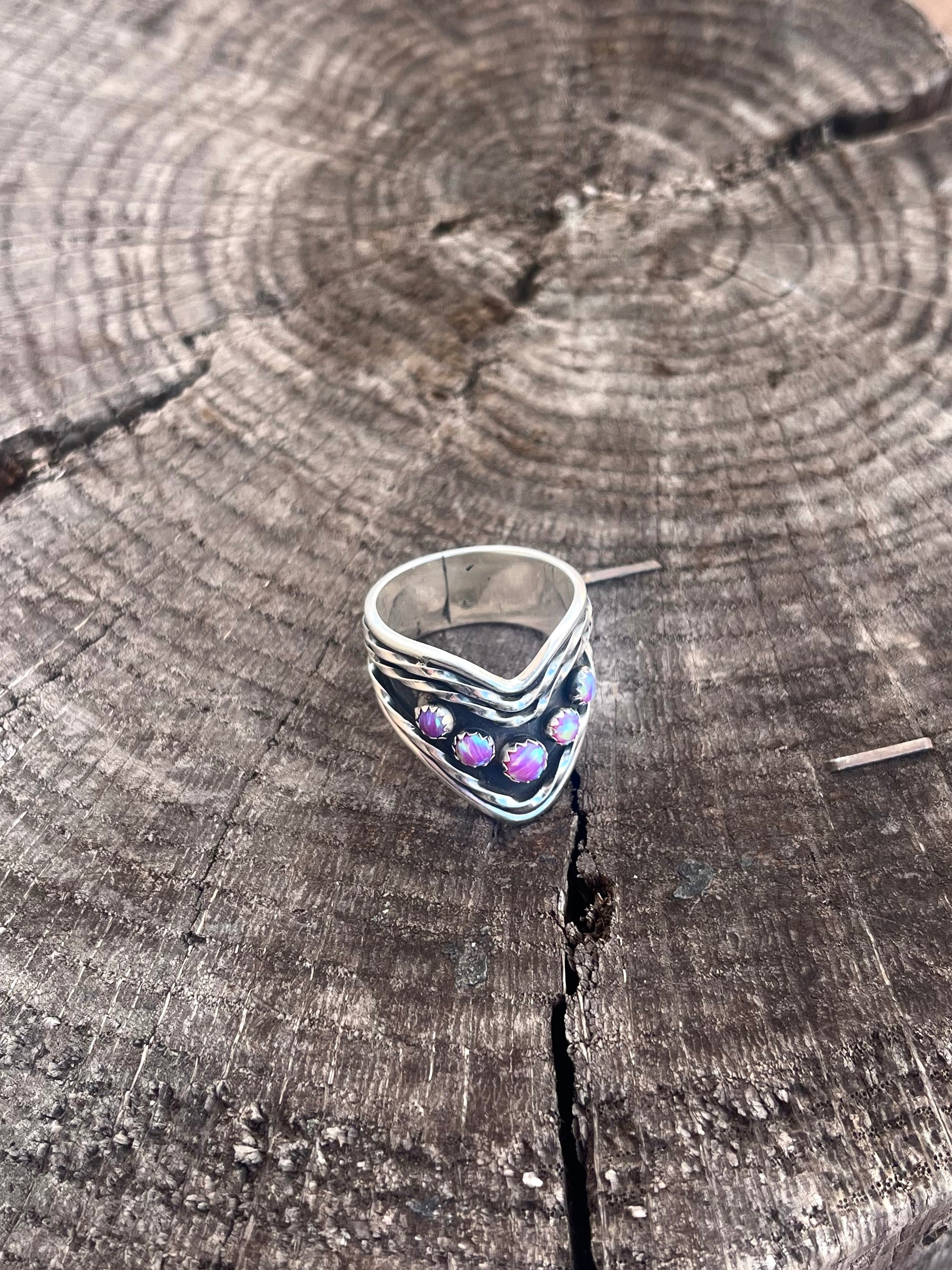 The Contemporary Chevron Ring