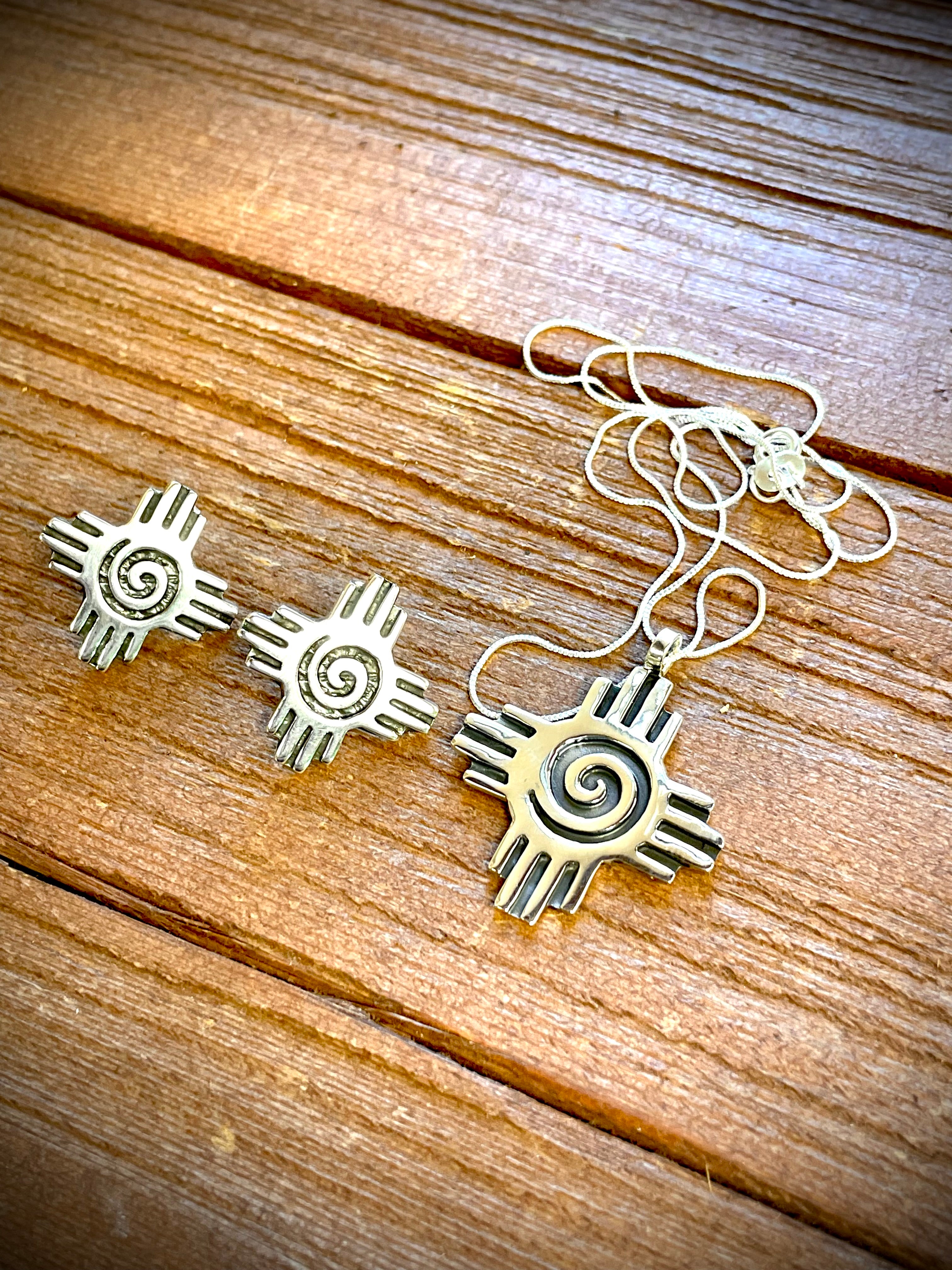 Zia Pendant and Earring Set