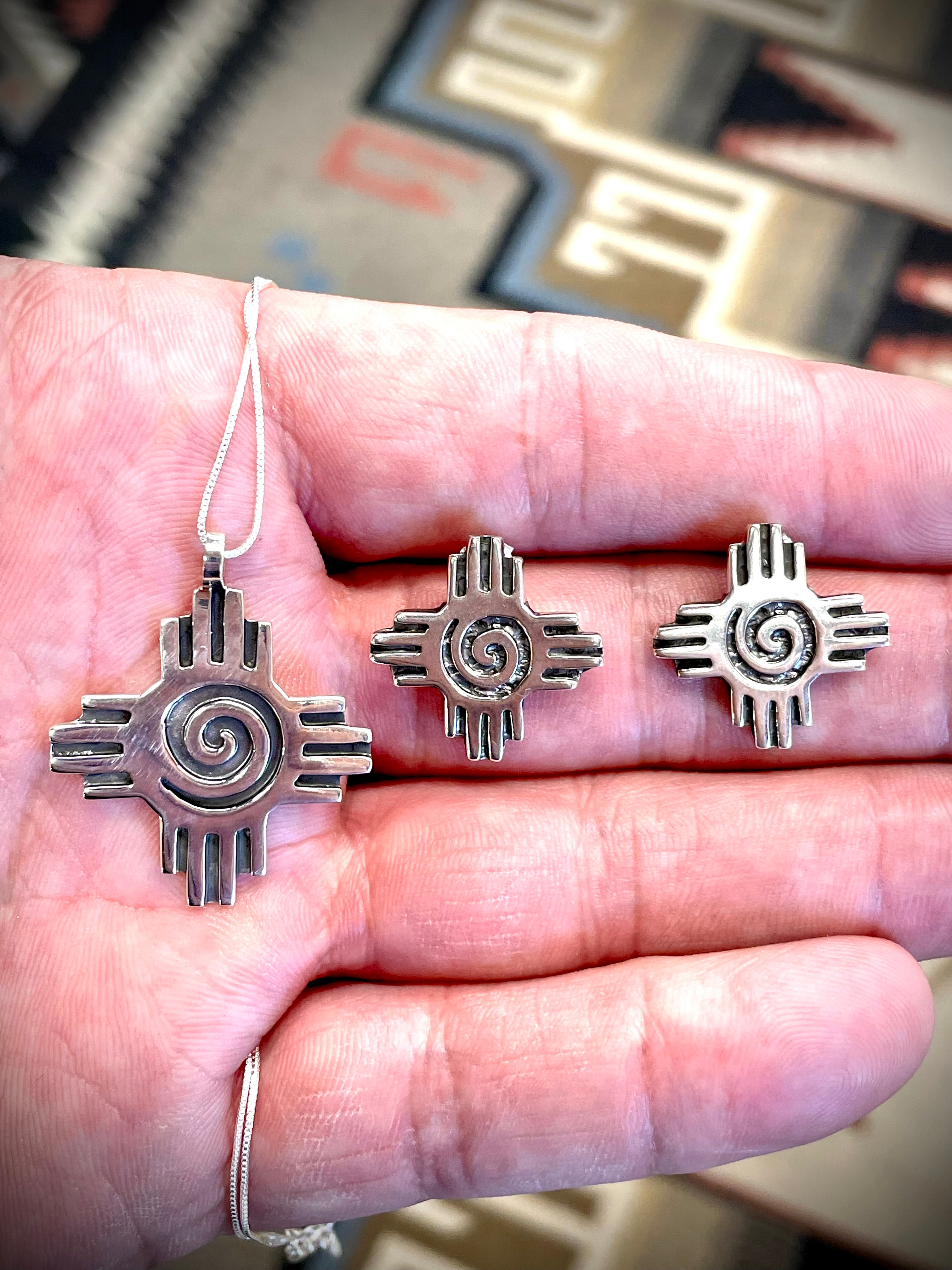 Zia Pendant and Earring Set