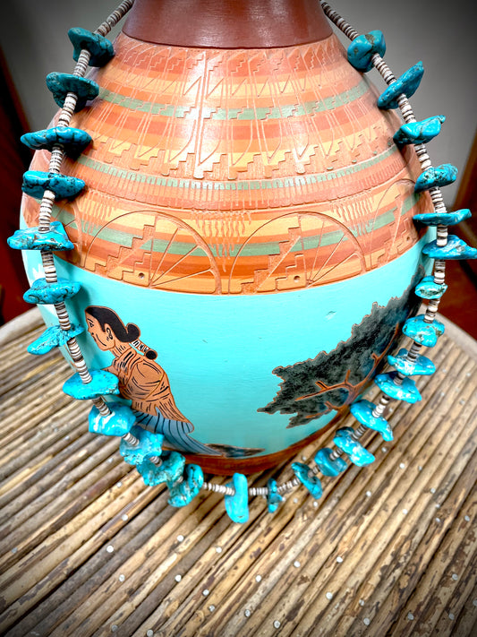 Turquoise Chunky Necklace