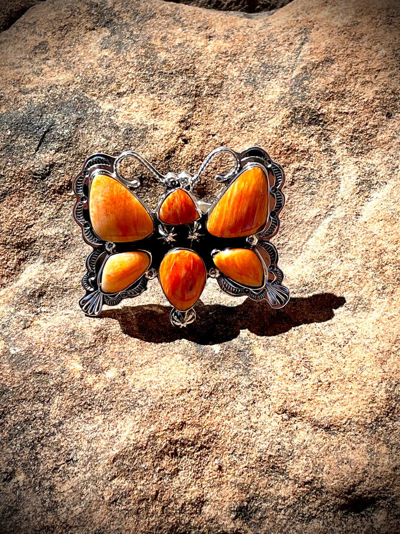 Emerson Delgarito Spiny Oyster Butterfly Ring