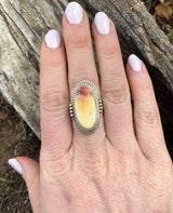 Sunset Spiny Oyster Ring From The Rogers Collection