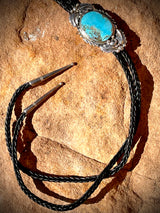 Large Turquoise Bolo Tie