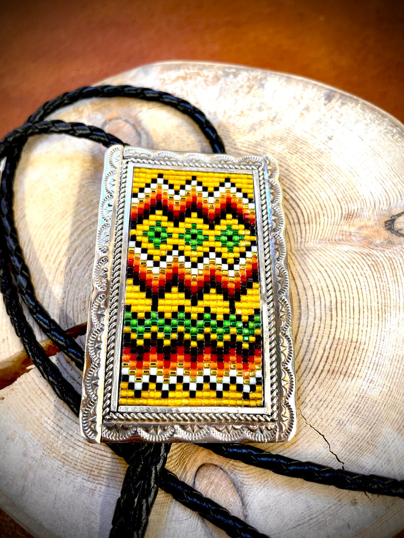 Beaded Bolo Tie