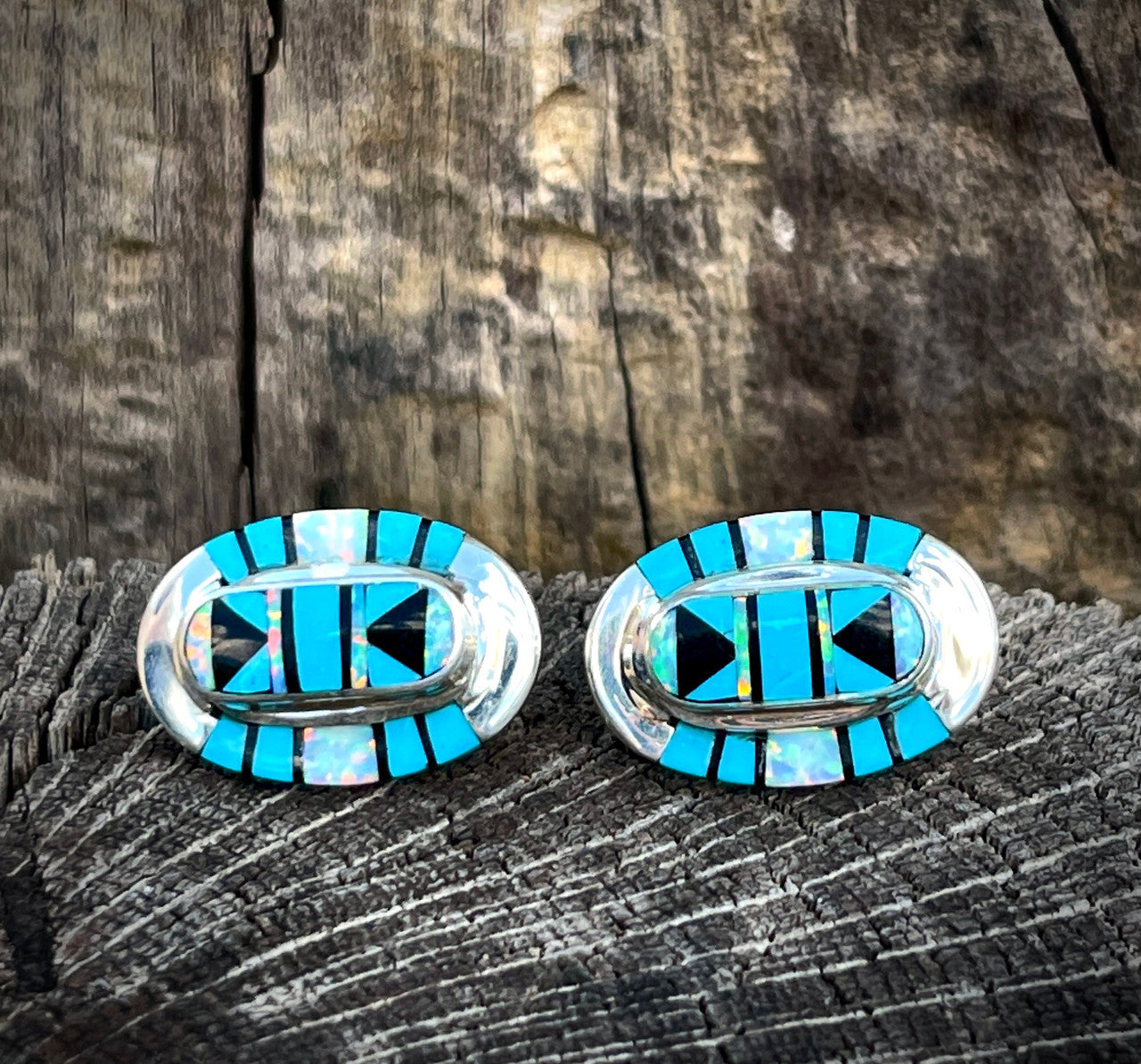 Zuni Contemporary Studs