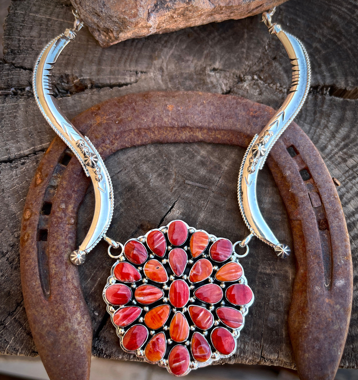 Chaco Canyon Spiny Cluster Necklace