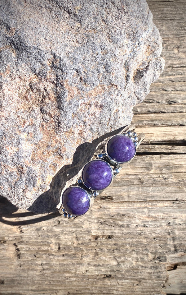 The Charoite Cuff