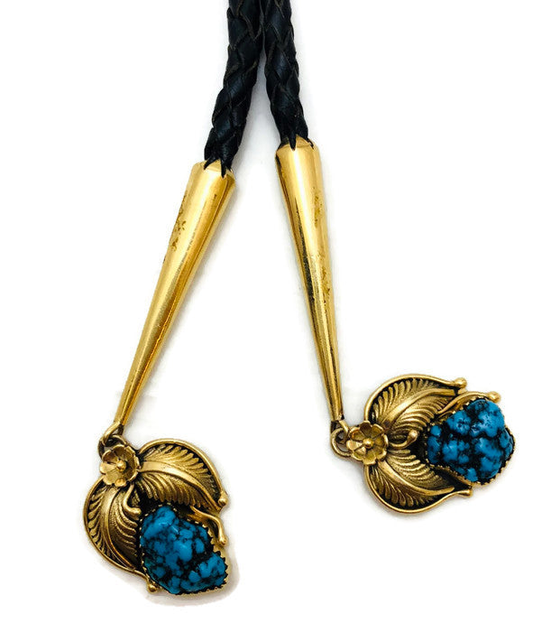 14k Gold Ervin Hoskie Bolo