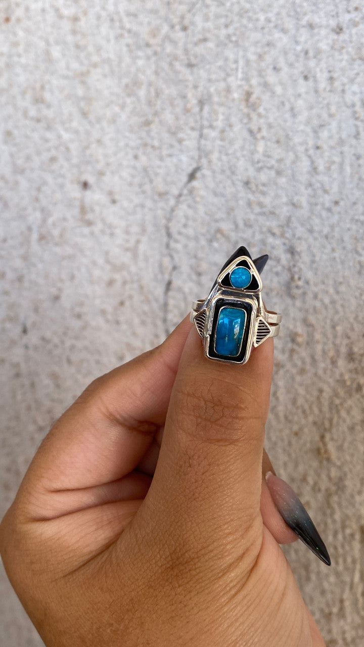 Jimson Belin's Contemporary Kingman Turquoise Set