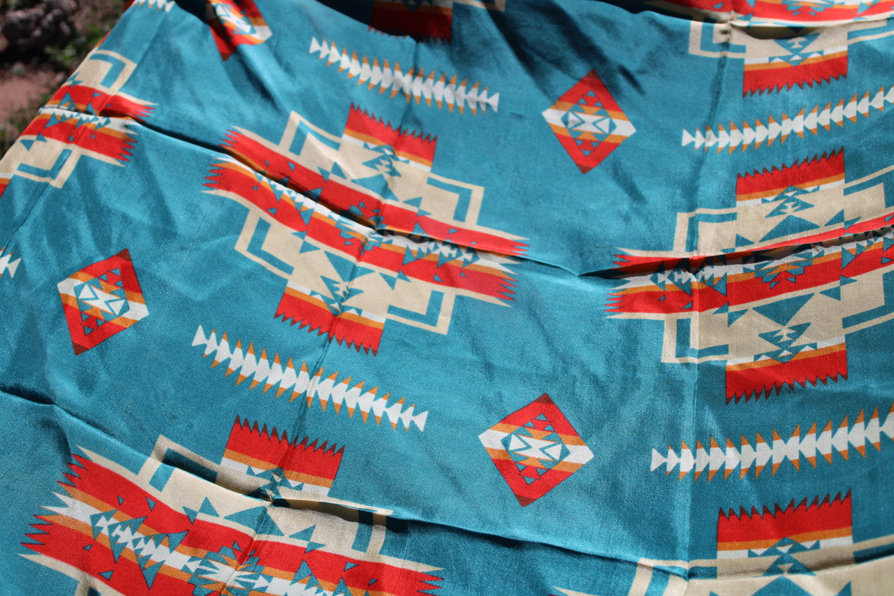 Silk Navajo Design Scarf