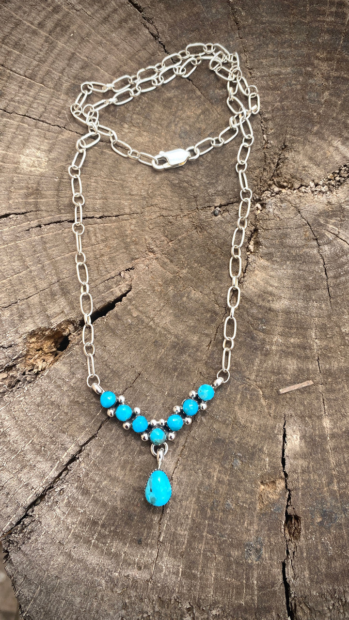 Drippin' in Turquoise Necklace