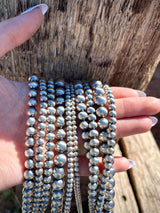 Navajo Pearl 32" Bead Necklace