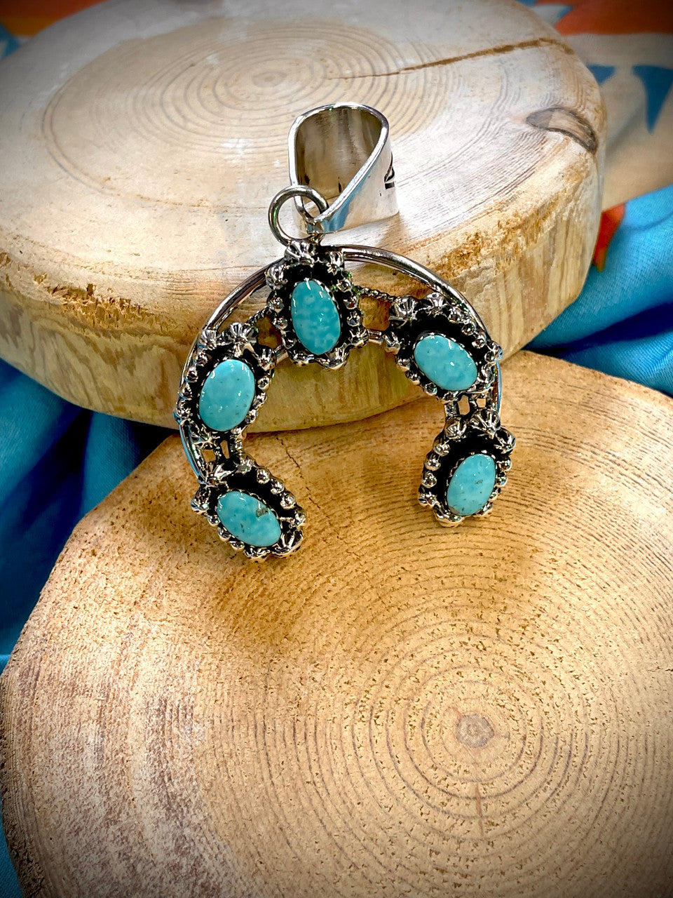 Dazzlin' Turquoise Naja Pendant