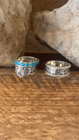 Micheal Yazzie Engagement Rings (This is the Men's Ring)