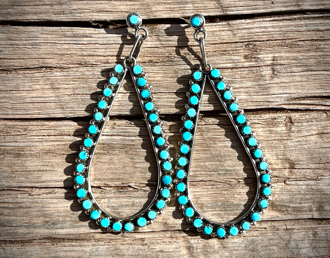 Rare Zuni Pear hoop