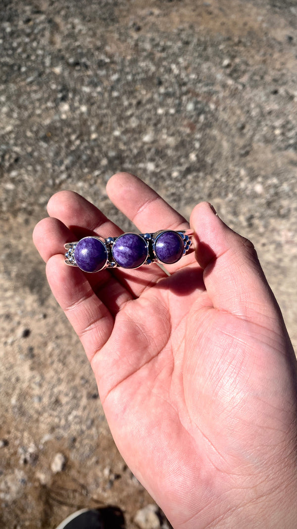 The Charoite Cuff