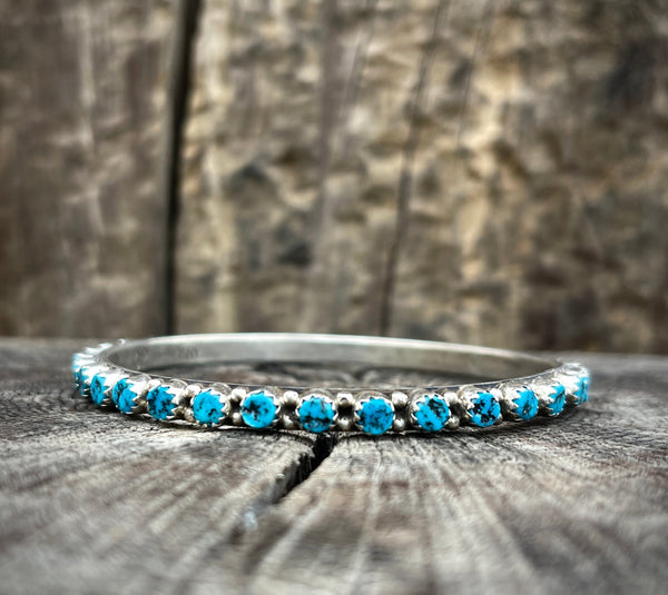 Spin Me Around Turquoise Bangle