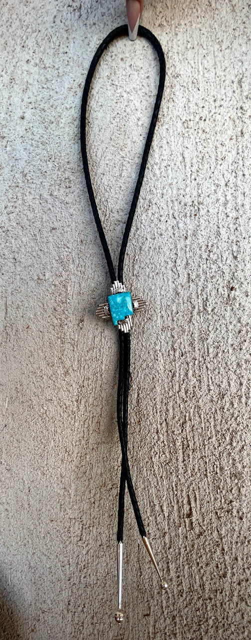 Emerson Delgarito Zia Symbol Bolo Tie Chaco Canyon Trading