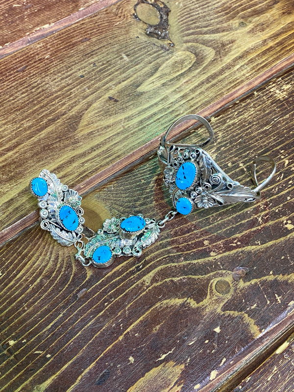 Sleeping Beauty Turquoise Princess Cuff Size 7