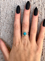 Wave Me in the Ocean Turquoise Ring