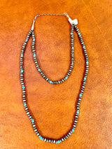 2 Strand 16" and 22" Navajo Pearls with Turquoise