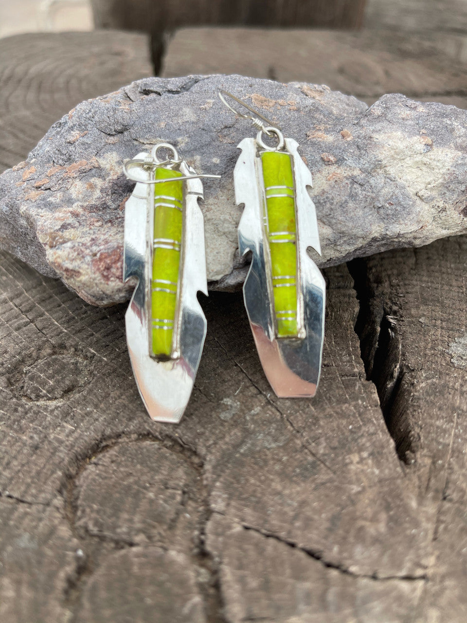 Twisted Feather Earrings