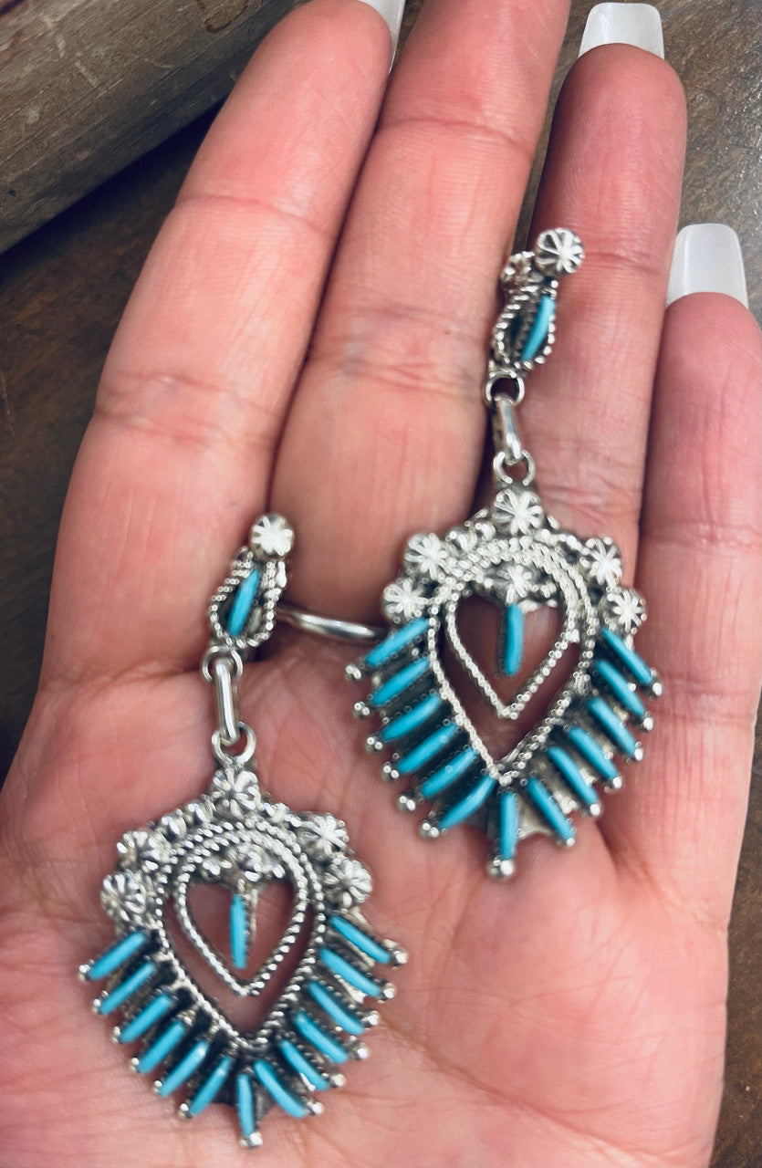 ZUNI FAN CHANDELIER EARRING