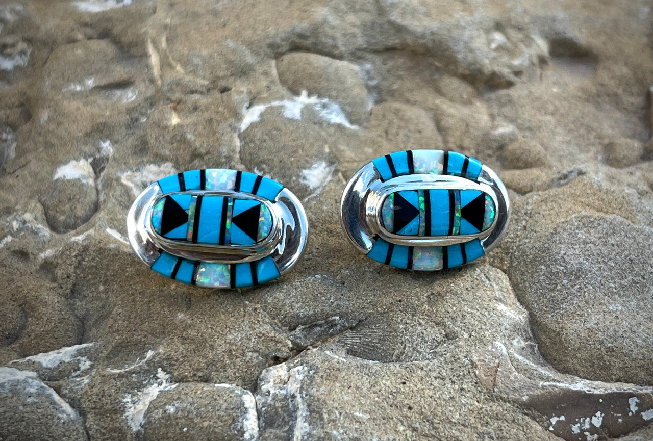 Zuni Contemporary Studs