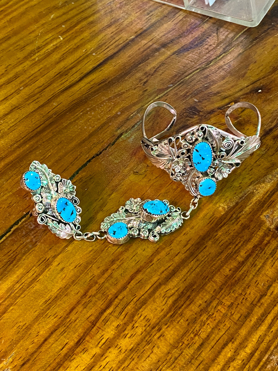 Sleeping Beauty Turquoise Princess Cuff Size 7