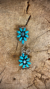 Chaco Canyon Cluster Turquoise-Blue Topaz Watch