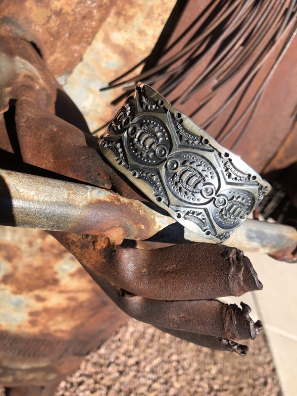 Chaco Canyon Trading Rebel Stamped Men's Cuff