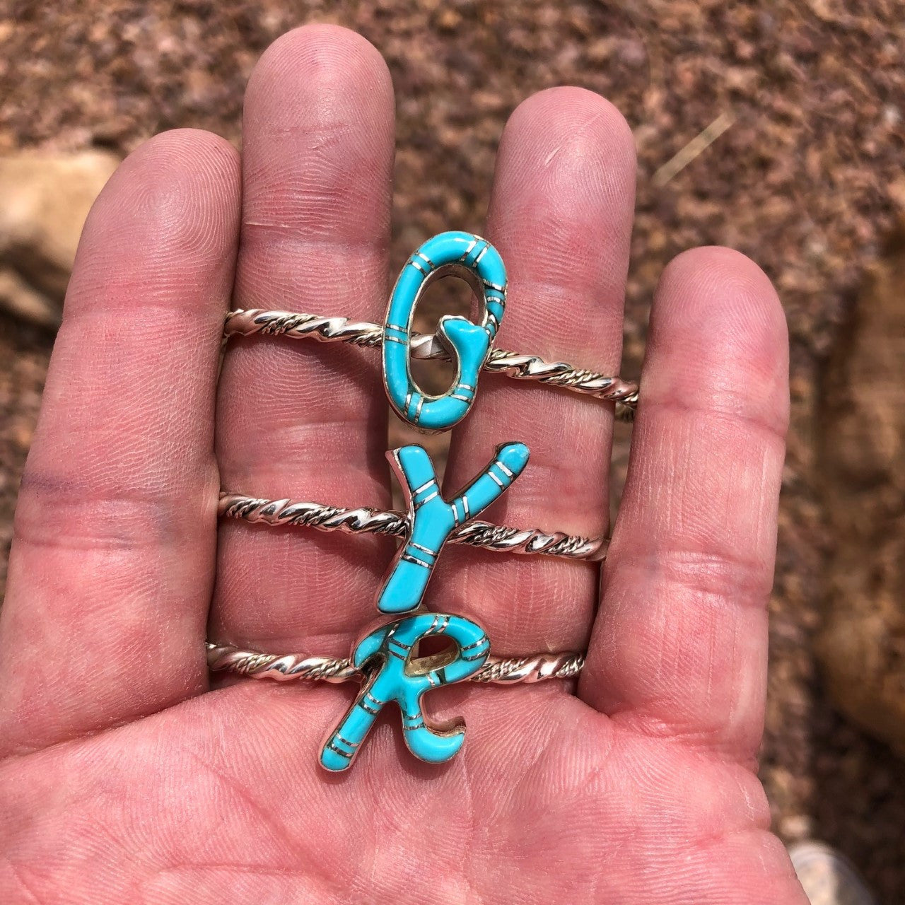 Chaco Initial Zuni Cuffs