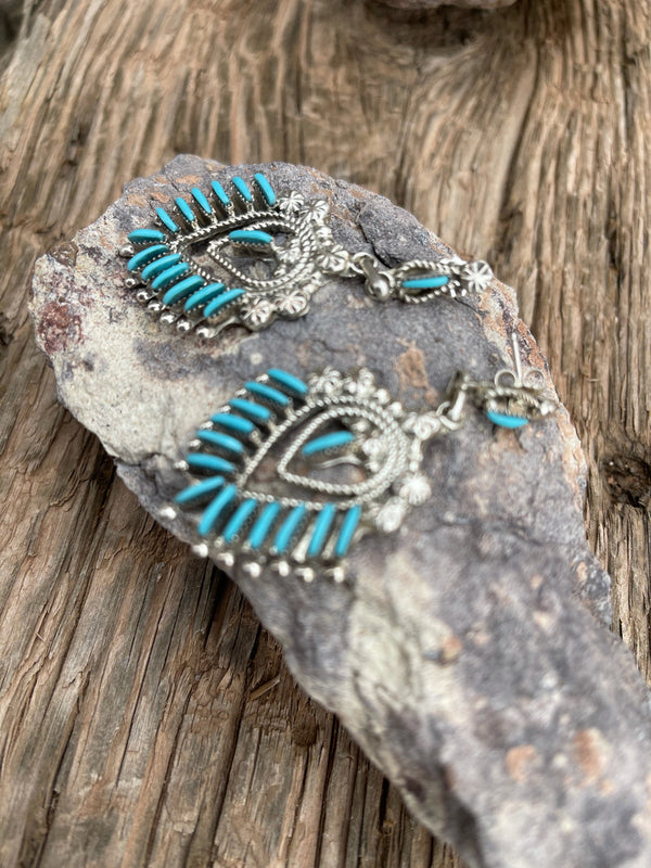 ZUNI FAN CHANDELIER EARRING