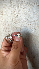 Out of this world!! Alien Head Rings (High Shine or Old Style)