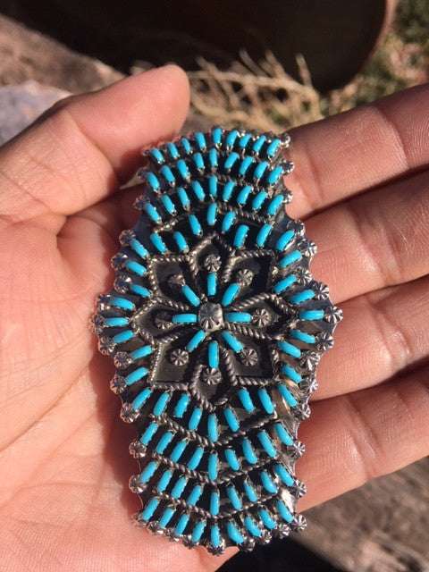 Zuni Cluster Hair Barrettes Artist Keith Leekiety