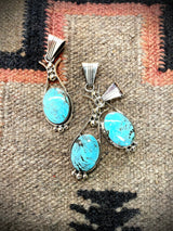 Weeping Mandolin Turquoise Pendant