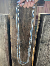 Navajo Pearl 36" Round Bead Necklace
