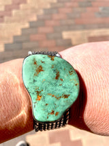 Large Green Turquoise Men's Cuff