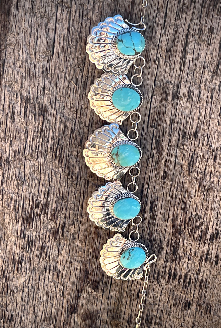 Micheal Yazzie 5 Stone Choker